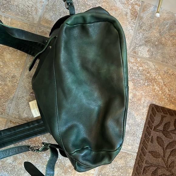 Free People x Old Trend Bryan Backpack Green NWT - Picture 17 of 17